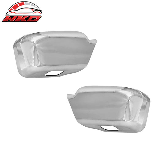 Wholesale 06-12 Ford Fusion 2PCS Side Full Mirror Cover W/Puddle Light Cut Out Chrome