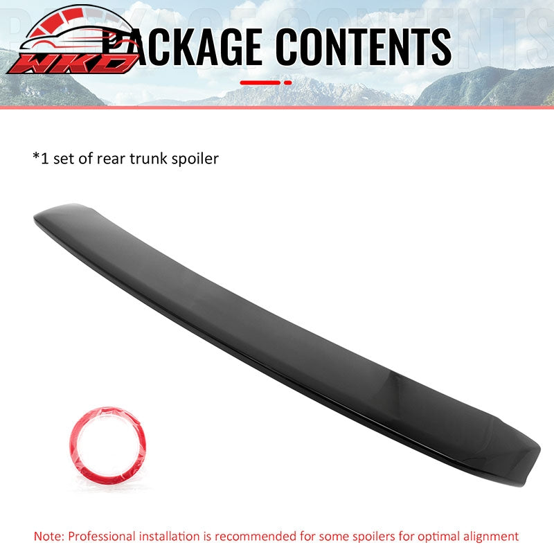 Fits 05-09 Ford Mustang 2DR GT500 Style Gloss Black Rear Trunk Spoiler Wing ABS