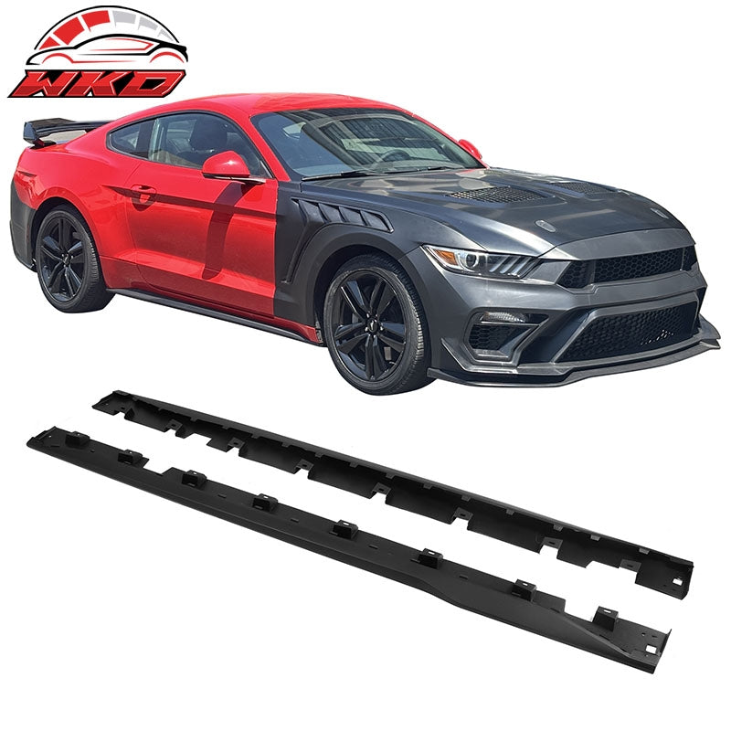 For 15-17 Ford Mustang Bumper Conversion + Fender + Hood + Diffuser +Side Skirts