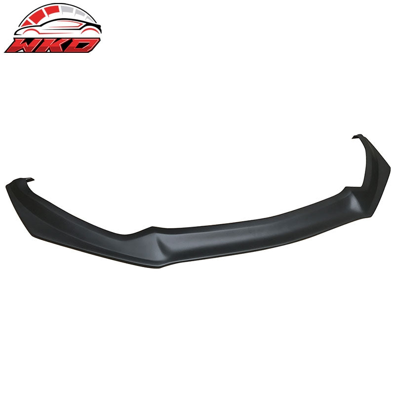 Fits 15-17 Ford Mustang Coupe 2-Door Front Bumper Lip Unpainted Black - PP