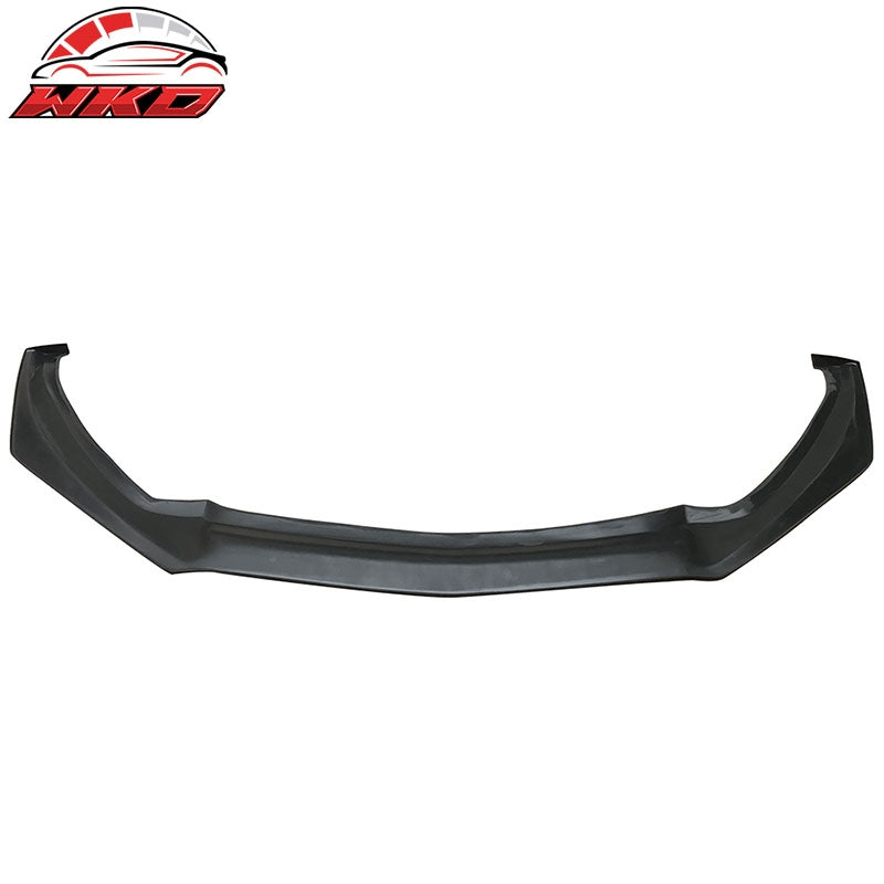 Fits 15-17 Ford Mustang Coupe 2-Door Front Bumper Lip Unpainted Black - PP