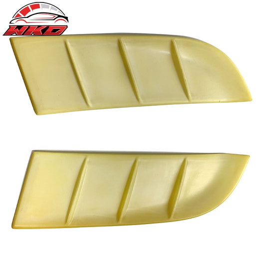 Wholesale For 05-14 Ford Mustang Coupe PONY Side Quarter Window Louvers Vent Unpainted 2PC - Wikond Auto