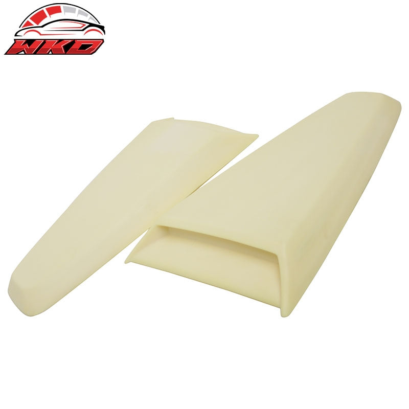 Fits 05-14 Ford Mustang Coupe Side Quarter Window Louvers Shade Vent Unpainted
