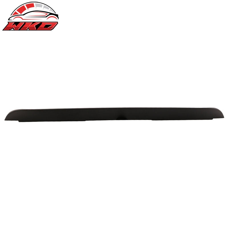 Fits 10-14 Ford Mustang D Style Rear Trunk Spoiler Wing Lip Unpainted Black ABS