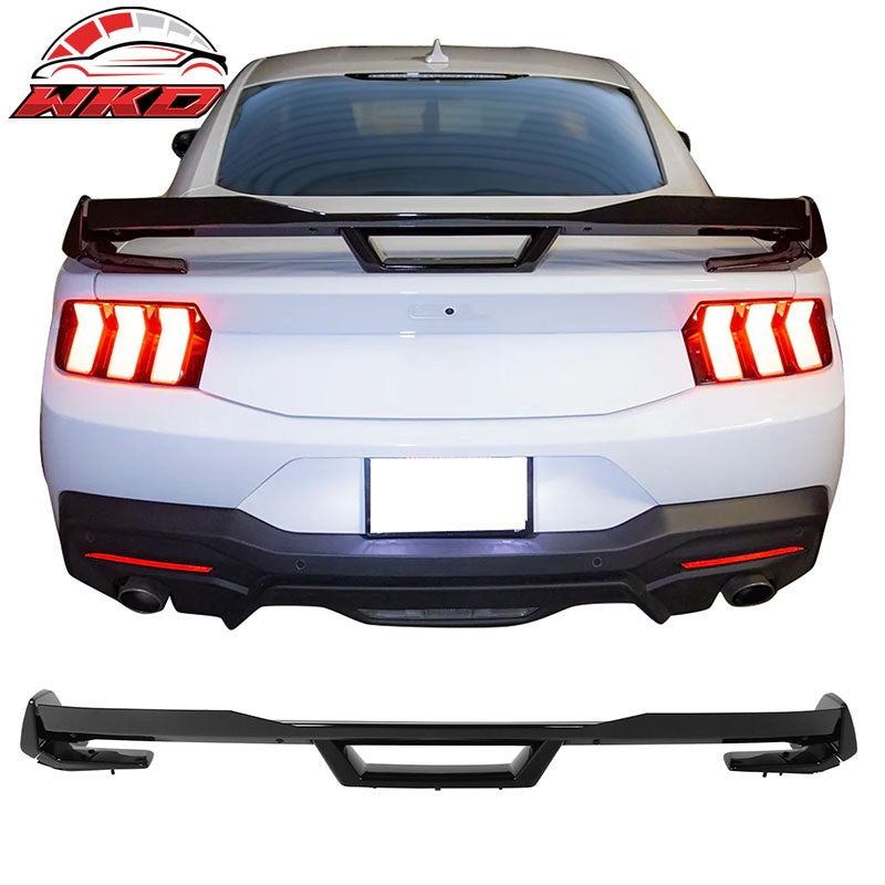 Wholesale 24-26 Ford Mustang Dark Horse HP Style Trunk Spoiler Wing Gloss Black ABS