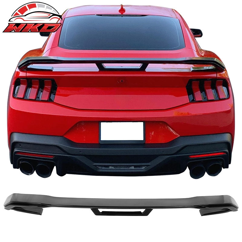 Wholesale 24-26 Ford Mustang Dark Horse Style Rear Trunk Spoiler Wing Gloss Black ABS