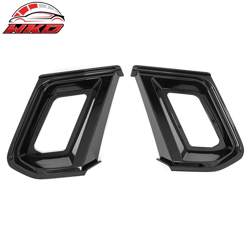Wholesale 24-26 Ford Mustang Ecoboost GT Style Front Upper Grille Gloss Black ABS 2PC