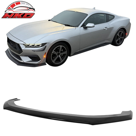 Wholesale 24-26 Ford Mustang Ecoboost & GT Gloss Black Front Lip Dark Horse Style ABS - Wikond Auto