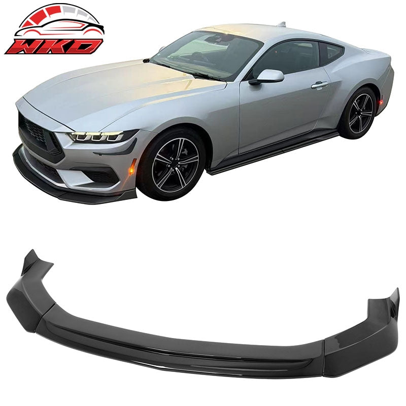 Wholesale 24-26 Ford Mustang Ecoboost GT IKON V2 Style Front Lip Gloss Black 3PCS