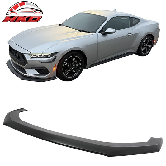 Wholesale 24-26 Ford Mustang Ecoboost & GT Matte Black Front Lip Dark Horse Style ABS - Wikond Auto