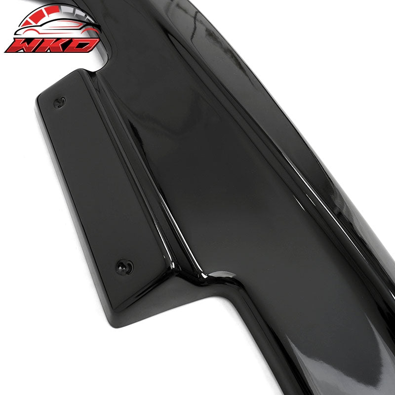 Fits 24-26 Ford Mustang Ecoboost& GT R Style Rear Bumper Aprons Gloss Black 2PCS
