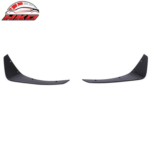 Wholesale 24-26 Ford Mustang Ecoboost IKON Style Front Bumper Canards Gloss Black PP - Wikond Auto