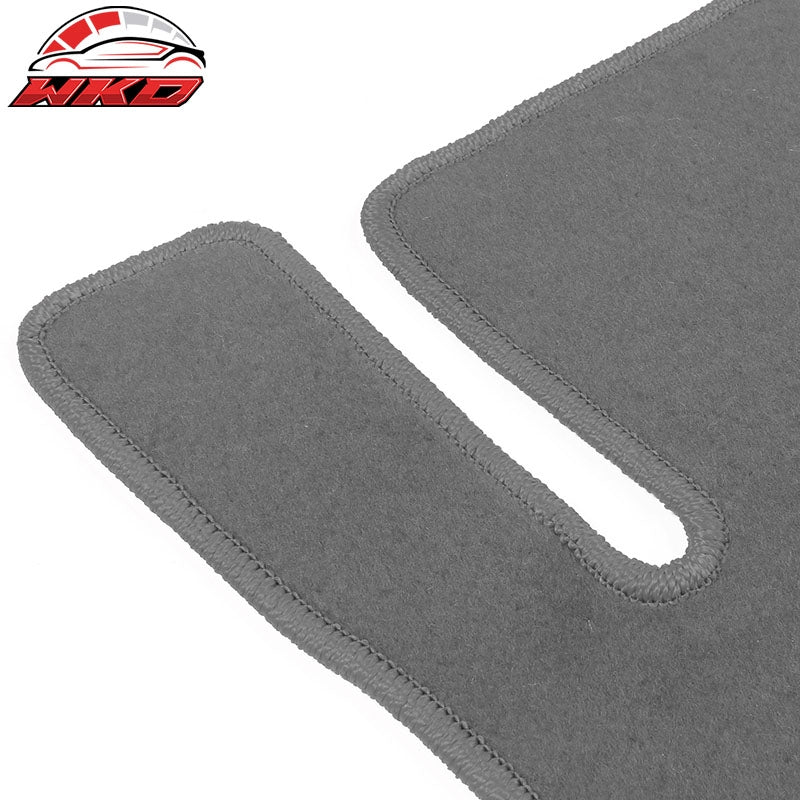 Fits 05-09 Ford Mustang Car Floor Mats Liner Front Rear Nylon Grey Carpet 4PC