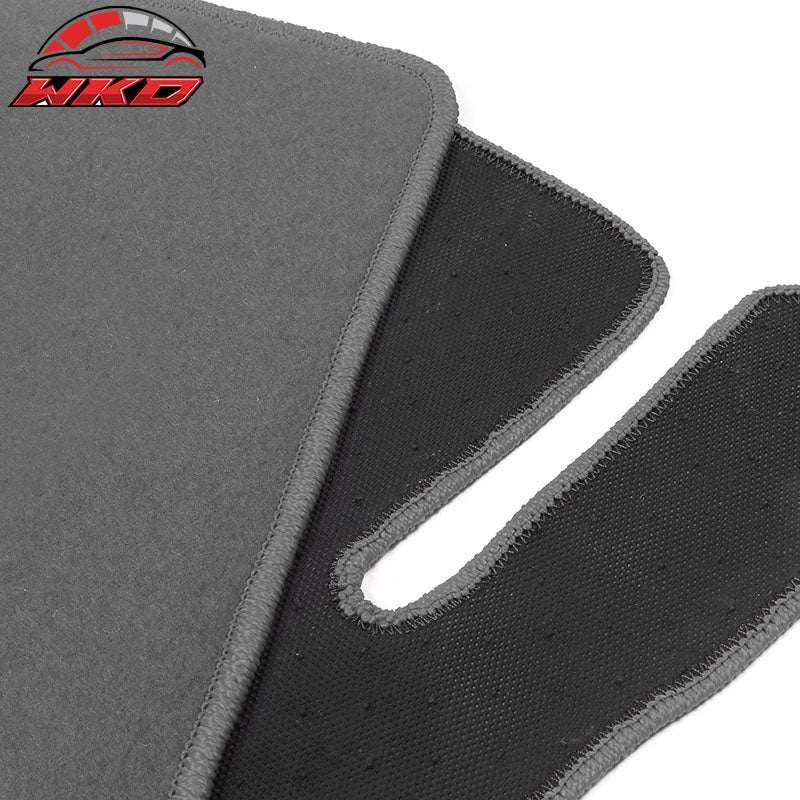 Fits 05-09 Ford Mustang Car Floor Mats Liner Front Rear Nylon Grey Carpet 4PC