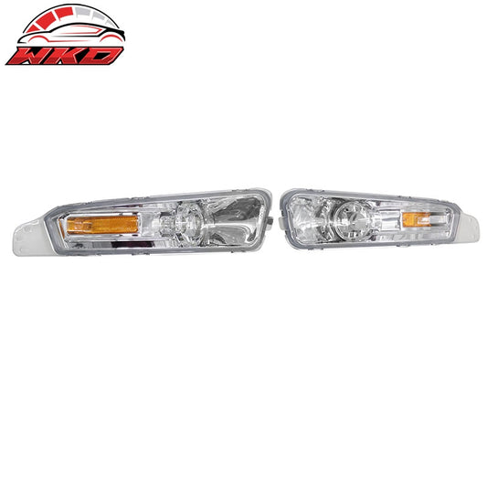 Wholesale 05-09 Ford Mustang Front Bumper Turn Signal Parking Lights Amber Reflector