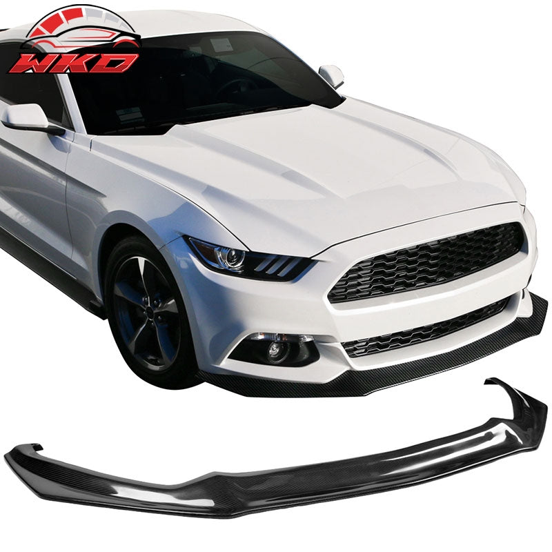 Wholesale 15-17 Ford Mustang Front Bumper Lip Chin Spoiler Splitter Carbon Fiber CF