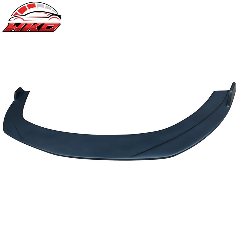 Fits 15-17 Ford Mustang Front Bumper Lip Under Splitter Unpainted Black - PP