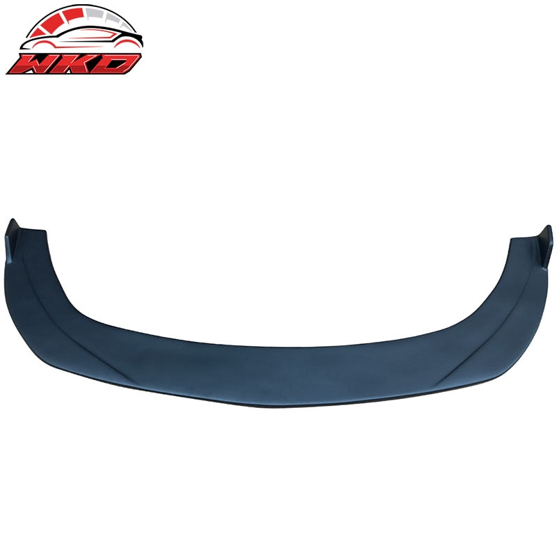 Fits 15-17 Ford Mustang Front Bumper Lip Under Splitter Unpainted Black - PP