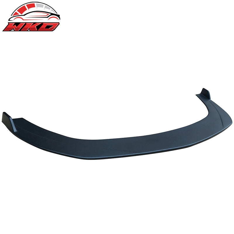 Fits 15-17 Ford Mustang Front Bumper Lip Under Splitter Unpainted Black - PP