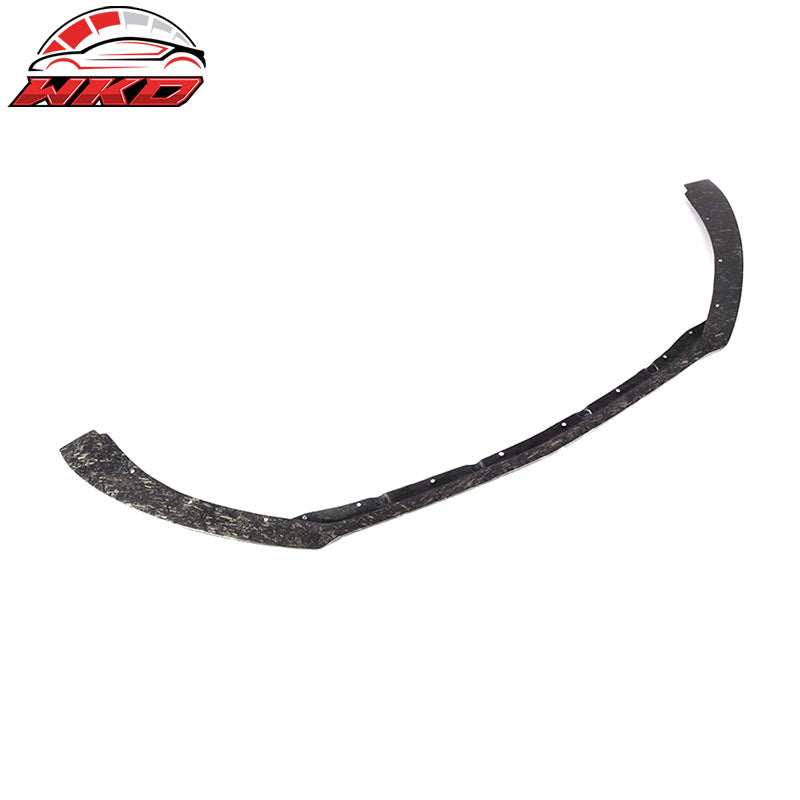 Fits 15-17 Mustang OE Style Front Bumper Lip Forged Carbon Fiber