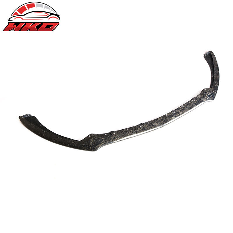 Fits 15-17 Mustang OE Style Front Bumper Lip Forged Carbon Fiber