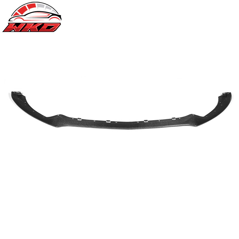 Fits 15-17 Ford Mustang S550 OE Style Front Bumper Lip - Matte Carbon Fiber