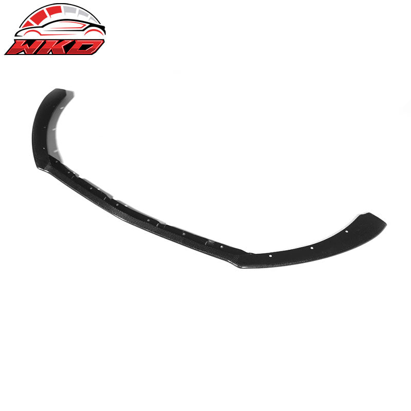Fits 15-17 Ford Mustang OE Style Front Bumper Lip Carbon Fiber