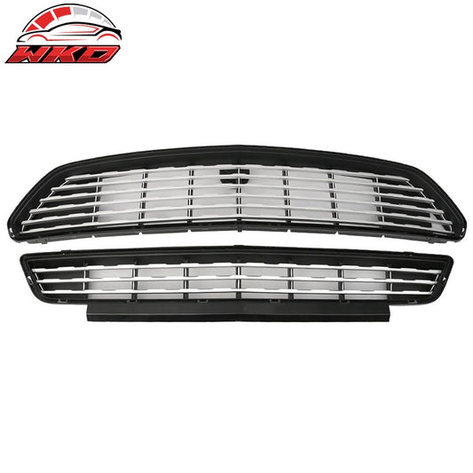 Wholesale 15-17 Ford Mustang GT CS CA Special Style Front Upper Lower Grille Silver