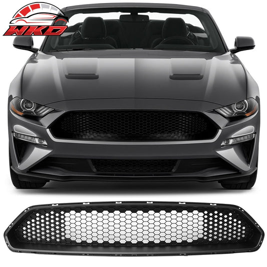 Wholesale 18-23 Ford Mustang Honeycomb Front Bumper Upper Grille Matte Black ABS