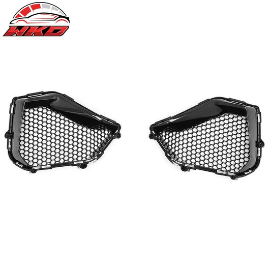 Wholesale 24-26 Ford Mustang GT Fog Light Cover Shelby Super Snake Style Gloss Black - Wikond Auto