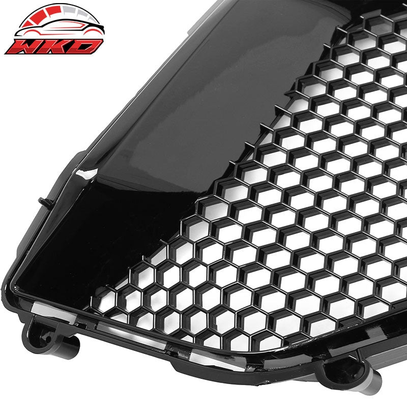Fits 24-26 Ford Mustang GT Fog Light Cover Shelby Super Snake Style Gloss Black