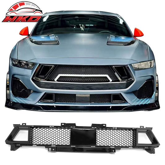 Wholesale 24-26 Ford Mustang GT Grille Shelby Super Snake Style Gloss Black ABS Grill - Wikond Auto