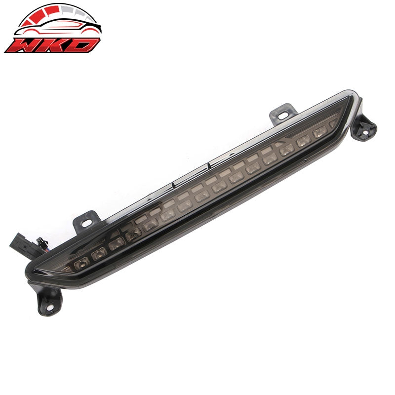 For 24-26 Ford Mustang GT-S Style LED ABS Rear Bumper Brake Light Smoked Len Red
