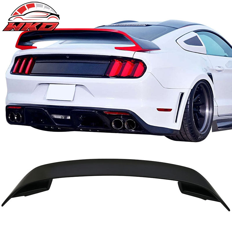 Wholesale 15-23 Ford Mustang GT350 V2 Style Rear Trunk Spoiler Wing Lip Unpainted ABS