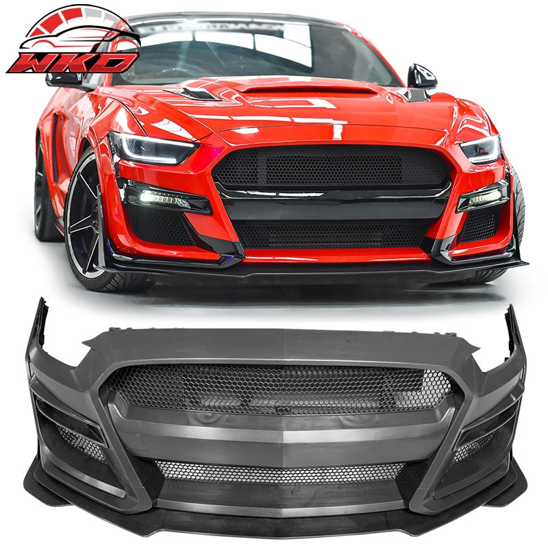 Wholesale 15-17 Ford Mustang GT500 Style Front Bumper Cover Replacement - PP