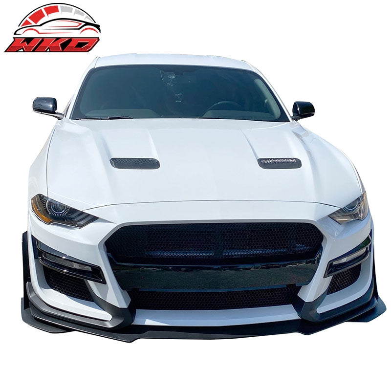Fits 18-23 Ford Mustang GT500 Style Front Bumper Cover Replacement - PP