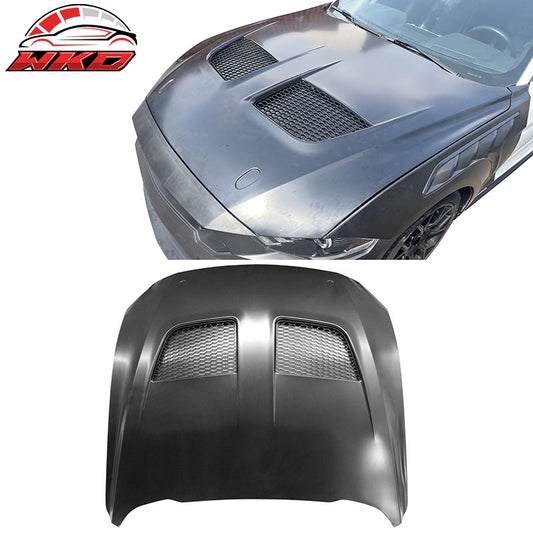 Wholesale 18-23 Ford Mustang GTD Style Aluminum Front Hood Scoop Engine Cover Bonnet - Wikond Auto