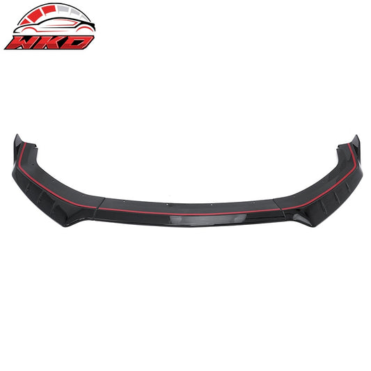 Wholesale 24-26 Ford Mustang IKON Style Front Bumper Lip Gloss Black Lower Splitter - Wikond Auto