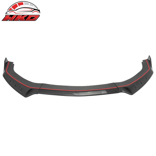 Wholesale 24-26 Ford Mustang IKON Front Bumper Lip Real Carbon Fiber Lower Splitter - Wikond Auto