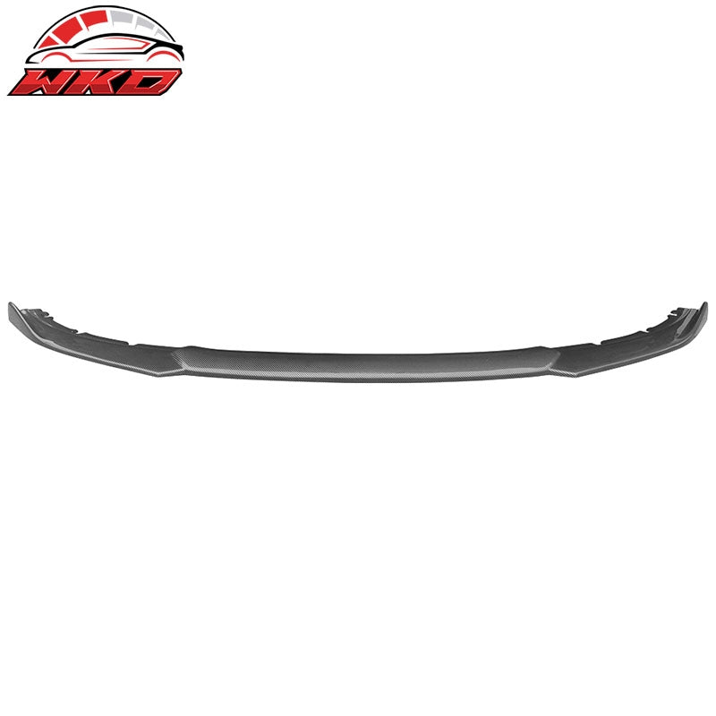 Fits 13-14 Ford Mustang IKON Style Front Bumper Lip Spoiler Carbon Fiber Print