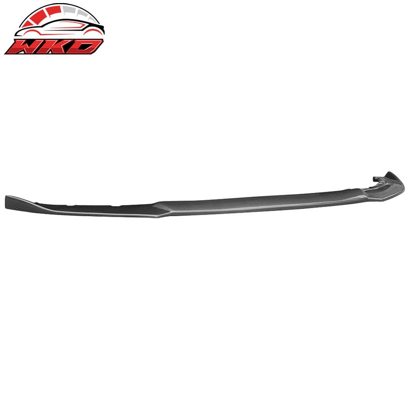 Fits 13-14 Ford Mustang IKON Style Front Bumper Lip Spoiler Carbon Fiber Print