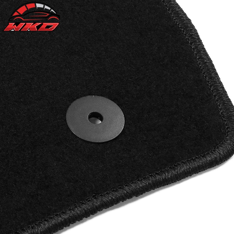 Fits 21-26 Ford Mustang Mach-E Nylon Floor Mats Liner Black Front Rear Carpets