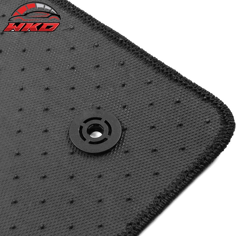 Fits 21-26 Ford Mustang Mach-E Nylon Floor Mats Liner Black Front Rear Carpets