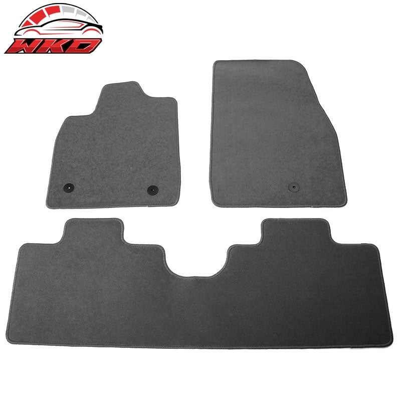 Wholesale 21-26 Ford Mustang Mach-E Nylon Floor Mats Liner Gray Front Rear Carpets