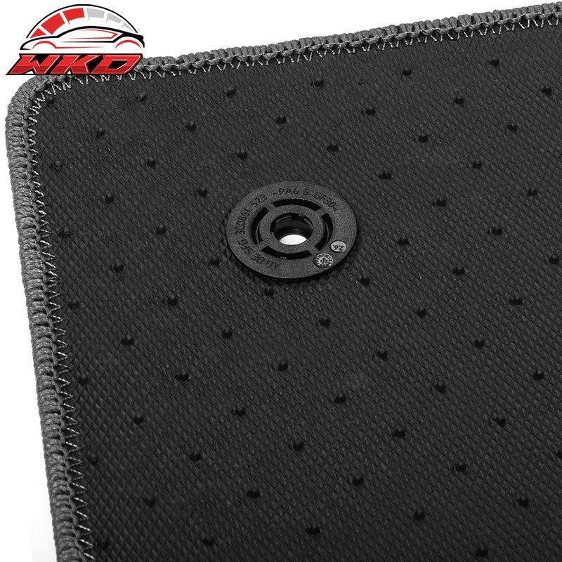 Fits 21-26 Ford Mustang Mach-E Nylon Floor Mats Liner Gray Front Rear Carpets