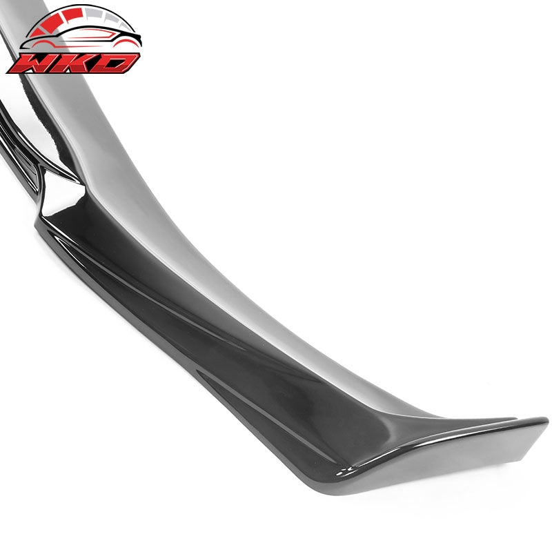 Fits 21-23 Ford Mustang Mach-E Gloss Black Front Bumper Lip Spoiler Splitter 1PC