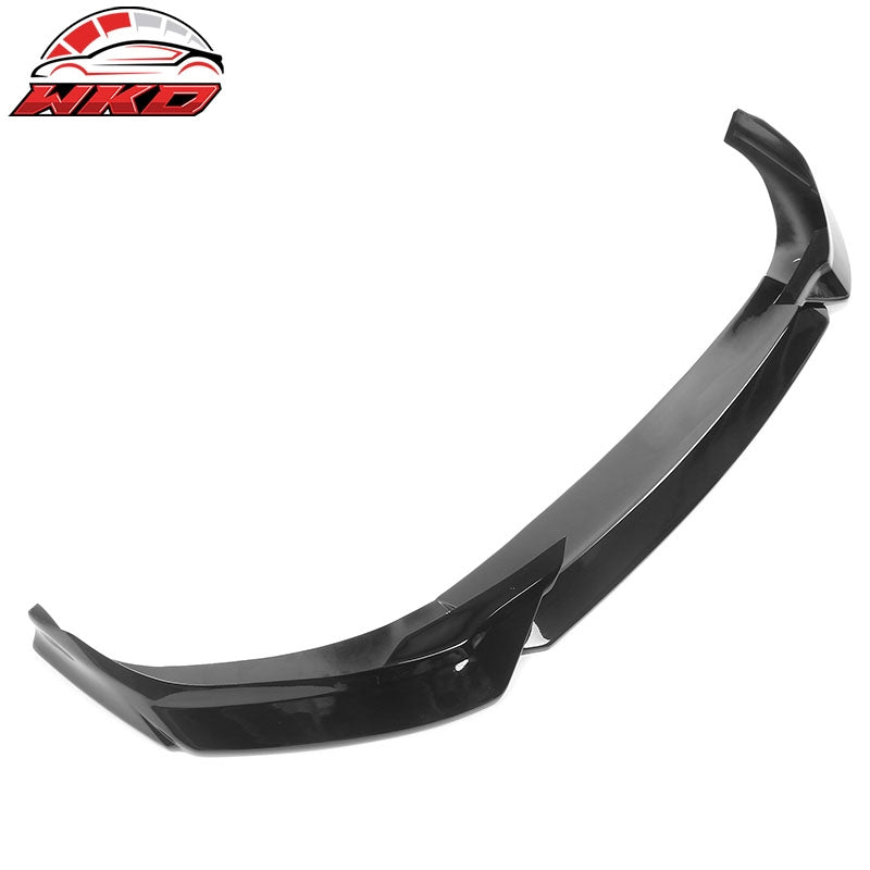 Fits 21-23 Ford Mustang Mach-E Gloss Black Front Bumper Lip Spoiler Splitter 3PC