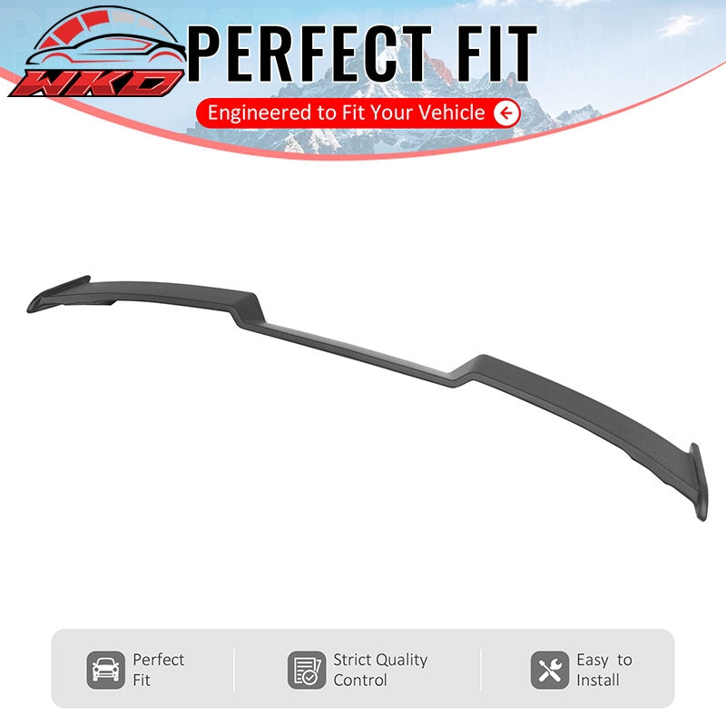 Wholesale 21-26 Ford Mustang Mach-E Trunk Spoiler Unpainted Black ABS Rear Deck Wing - Wikond Auto