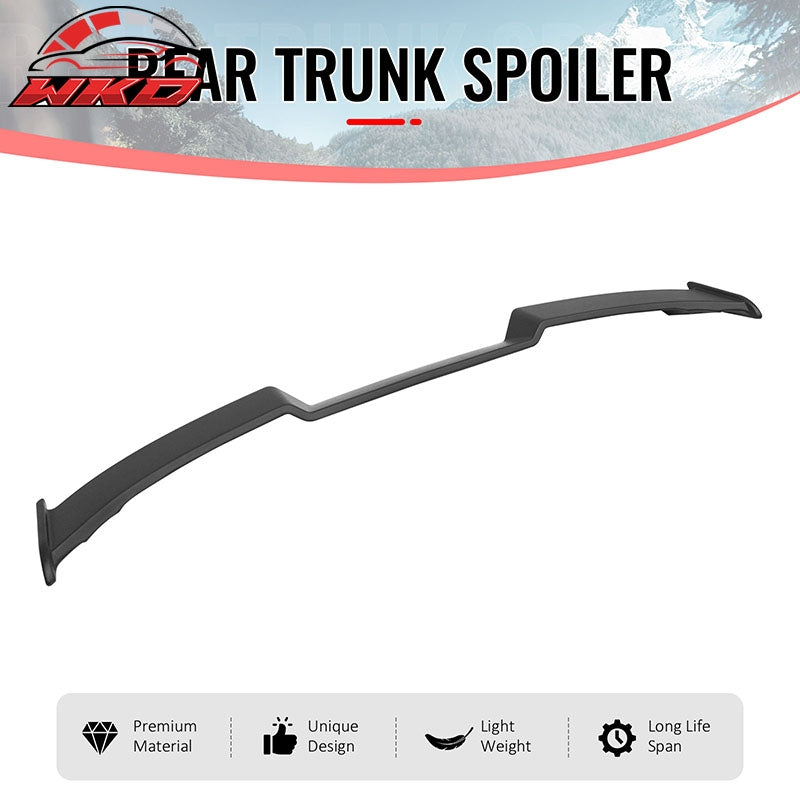 Wholesale 21-26 Ford Mustang Mach-E Trunk Spoiler Unpainted Black ABS Rear Deck Wing - Wikond Auto