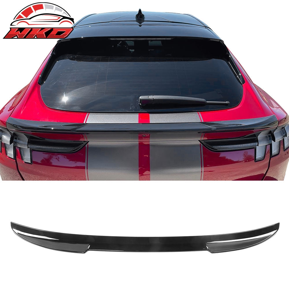 Wholesale 21-26 Ford Mustang Mach-E IKON Style Gloss Black MID Rear Trunk Spoiler ABS